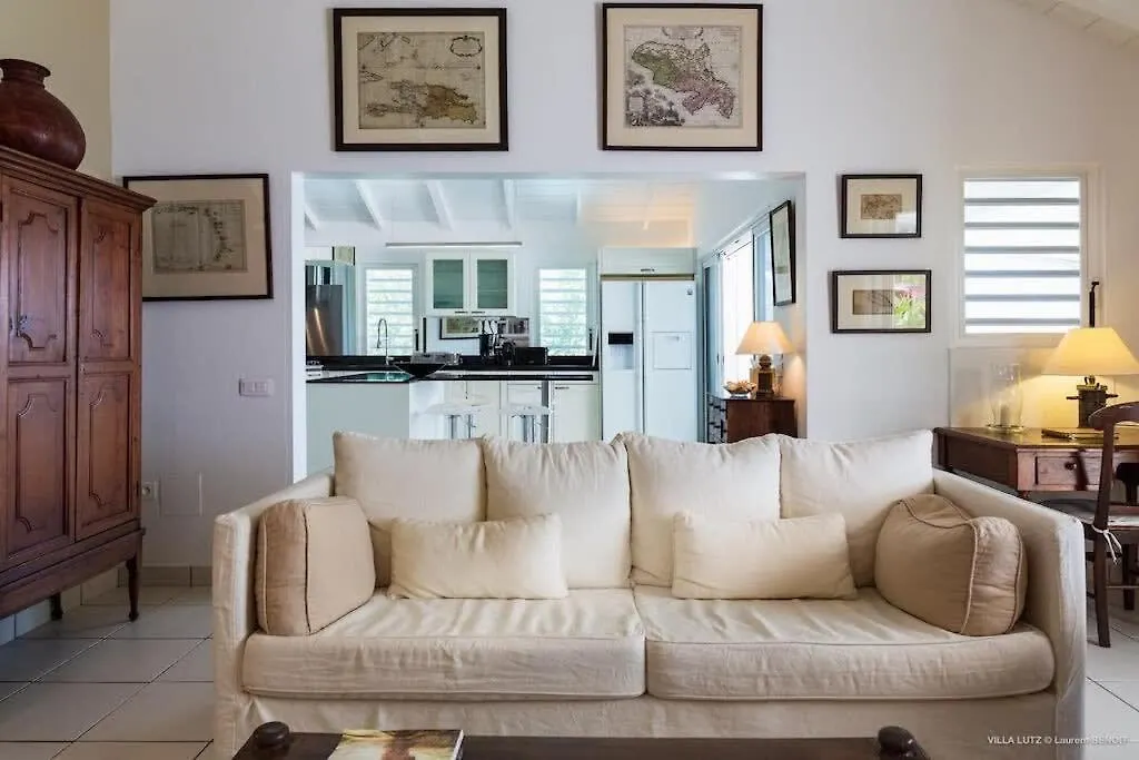 Fresh Summer Villa with Superb View of the Hills Quartier de Lorient Saint Barthelemy