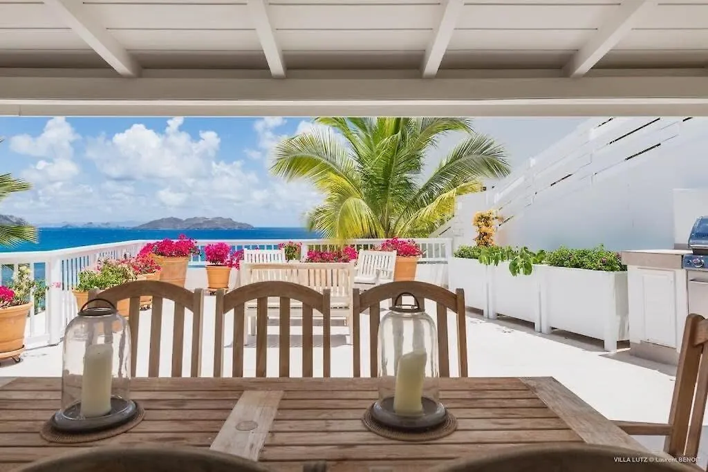 Fresh Summer Villa with Superb View of the Hills Quartier de Lorient Saint Barthelemy