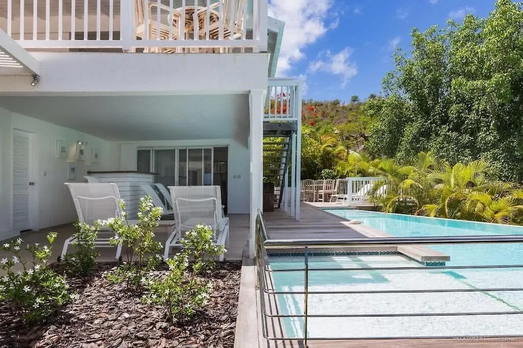 Fresh Summer Villa with Superb View of the Hills Quartier de Lorient 0*,  Saint Barthelemy