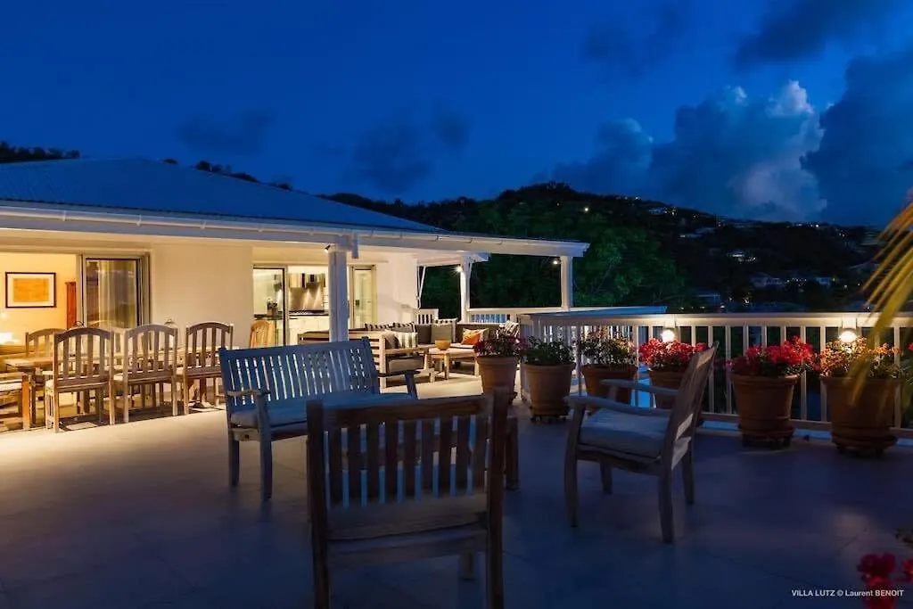Fresh Summer Villa with Superb View of the Hills Quartier de Lorient Saint Barthelemy
