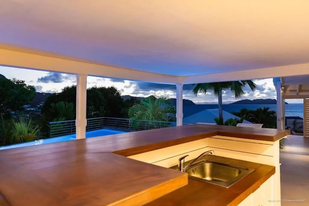 Fresh Summer Villa with Superb View of the Hills Quartier de Lorient 0*,  Saint Barthelemy